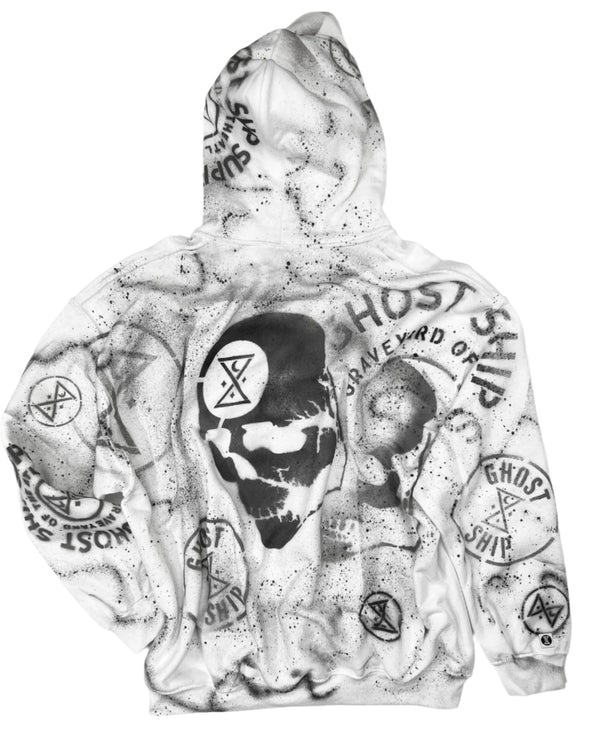 Custom Hoodie Ominous Skull - GHOSTSHIP.Supply