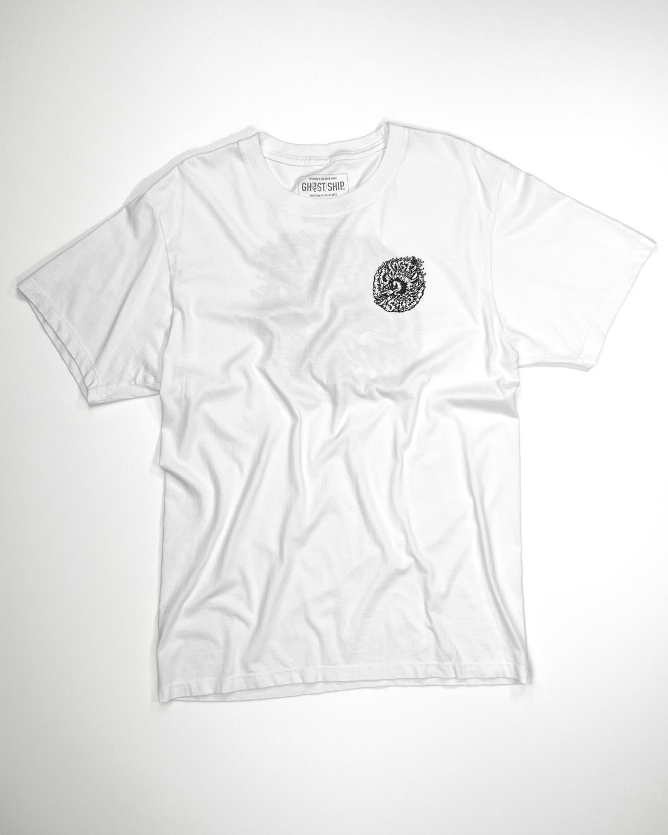 Eye Of The Storm White Tee - GHOSTSHIP.Supply