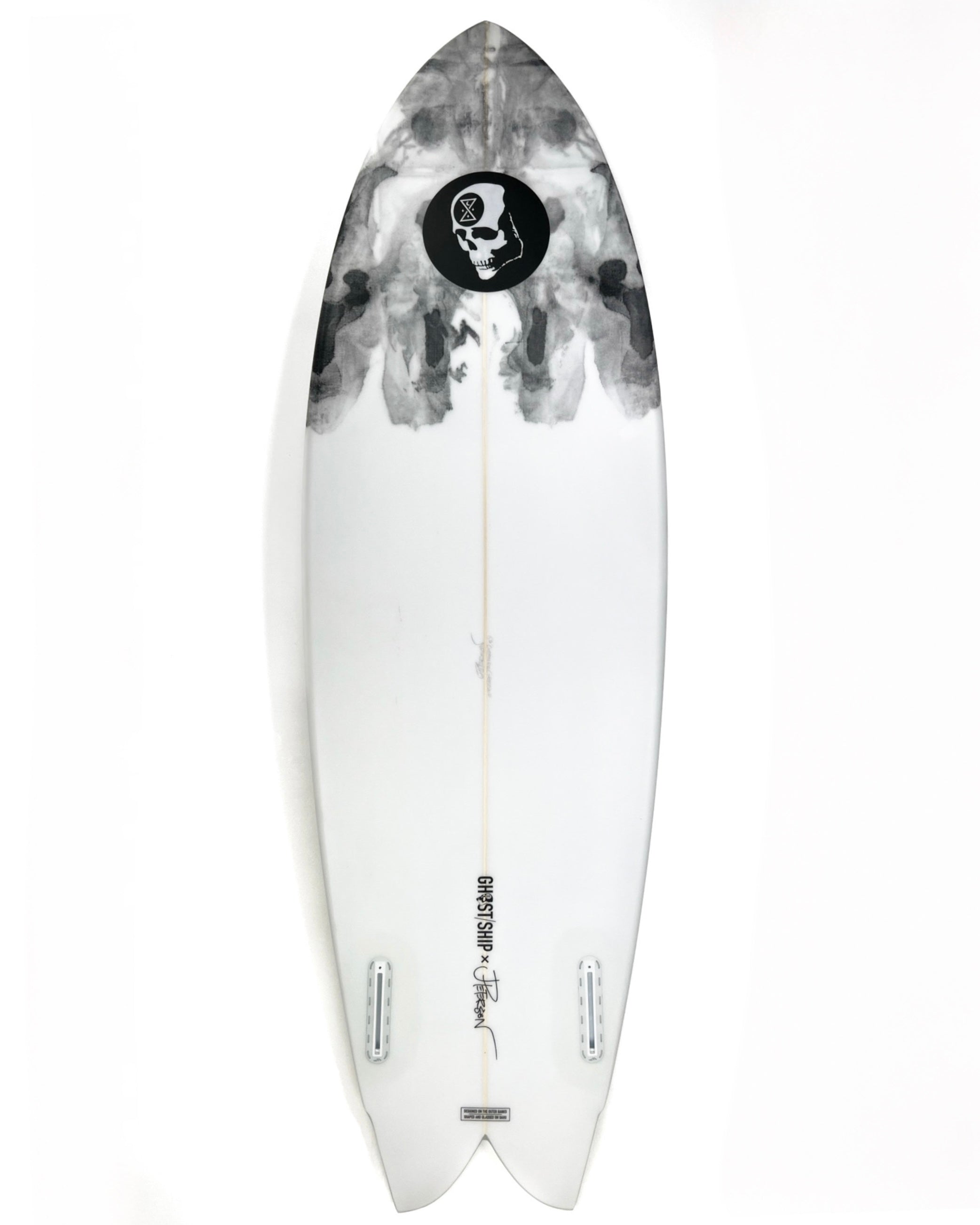 Ghost Ship x Josh Peterson Rorschach Fish Surfboard 5’6” - GHOSTSHIP.Supply
