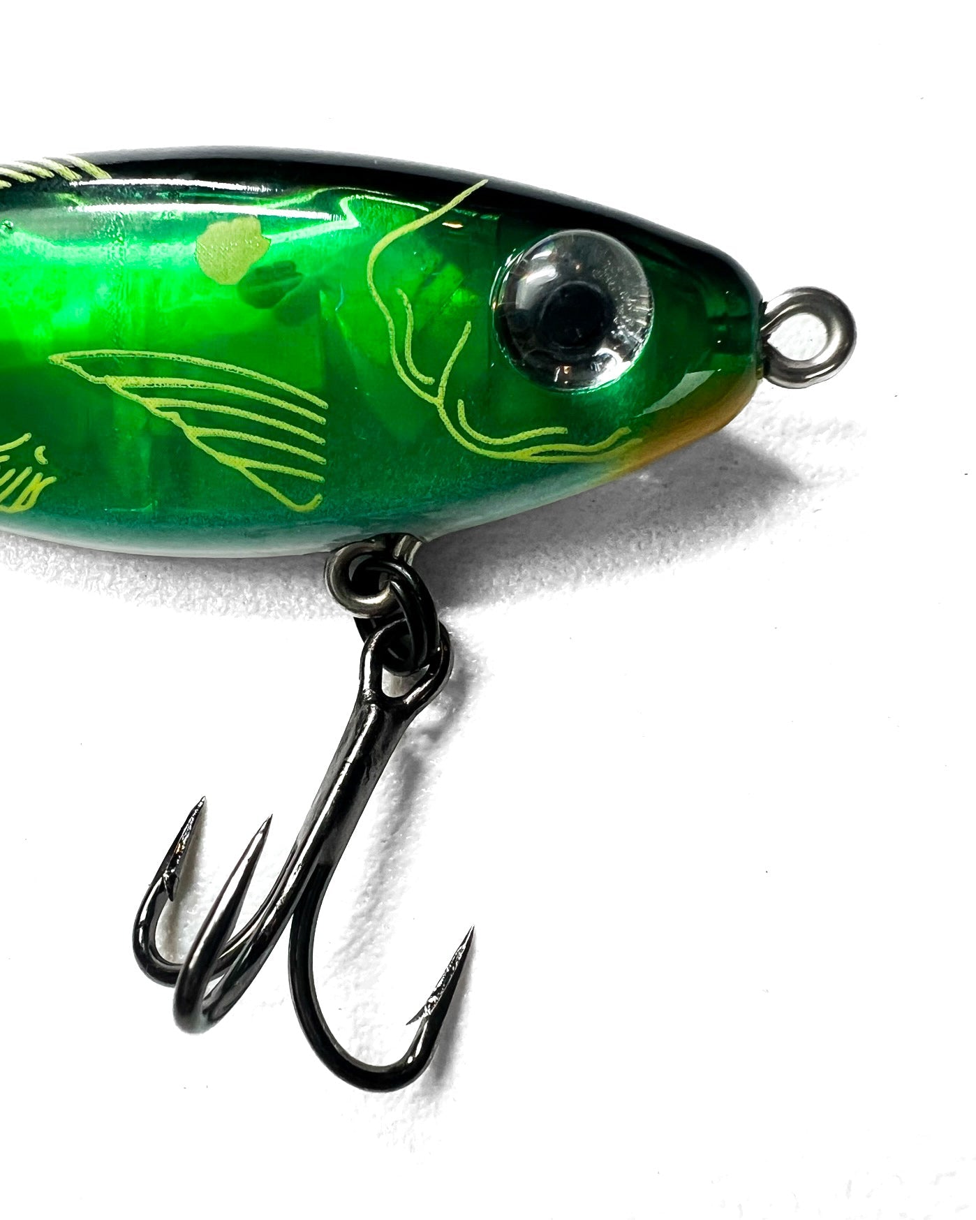 GHOST/SHIP X MIRROLURE Sinking Twitchbait - Green Machine - GHOSTSHIP.Supply