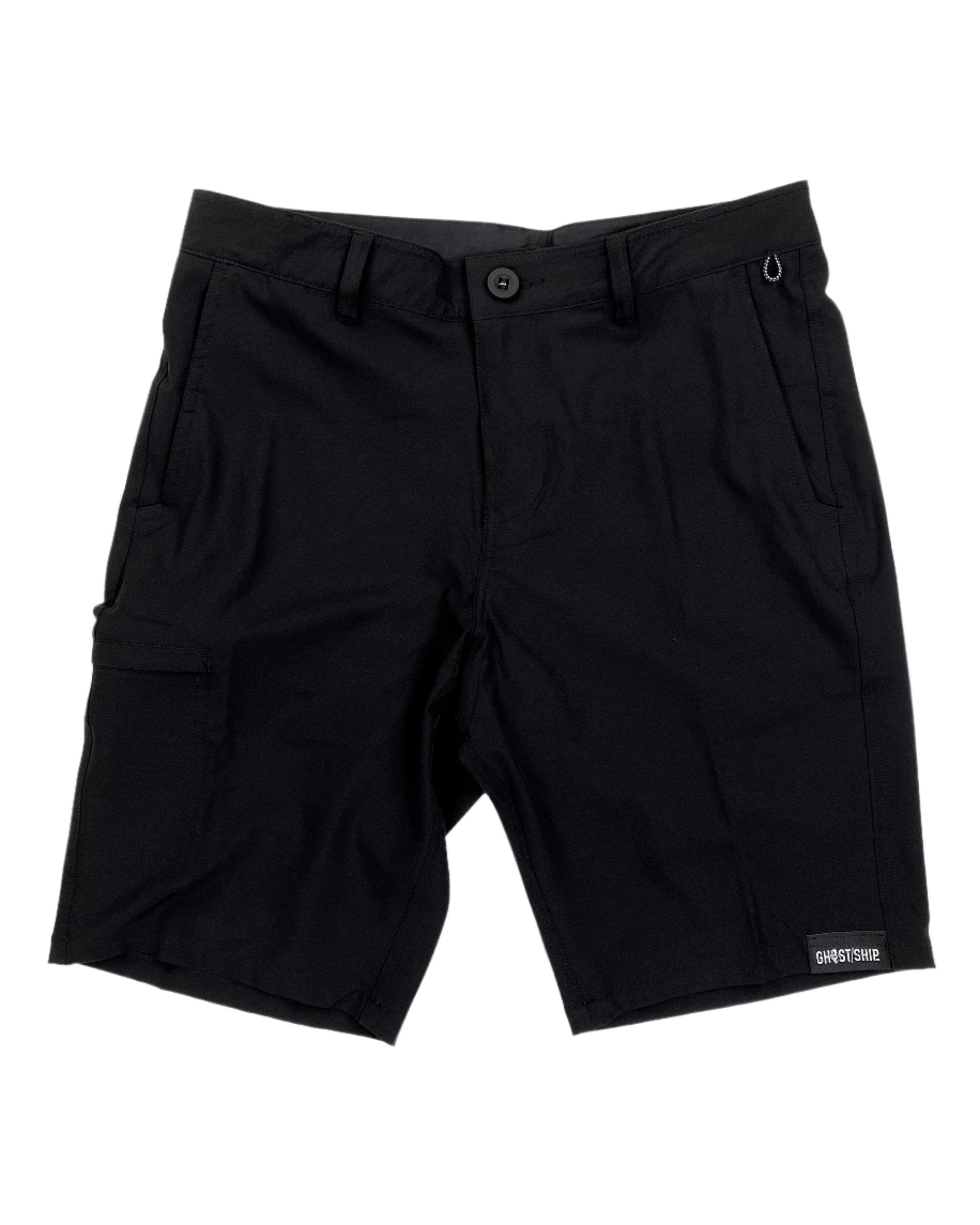 Hybrid Shorts - Black - GHOSTSHIP.Supply