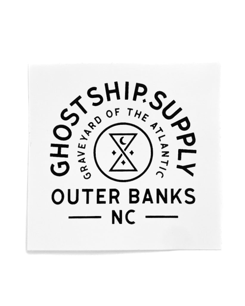 Insignia NC logo on Square Sticker - Large - GHOSTSHIP.Supply