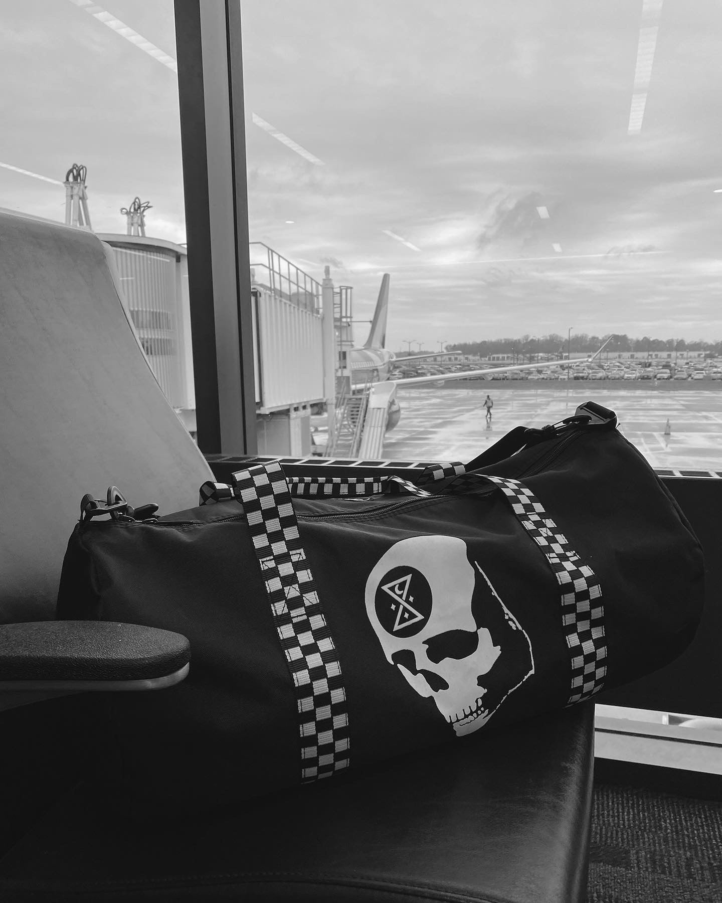 Skull Skateboard Travel Bag, Weekender Bags for Women