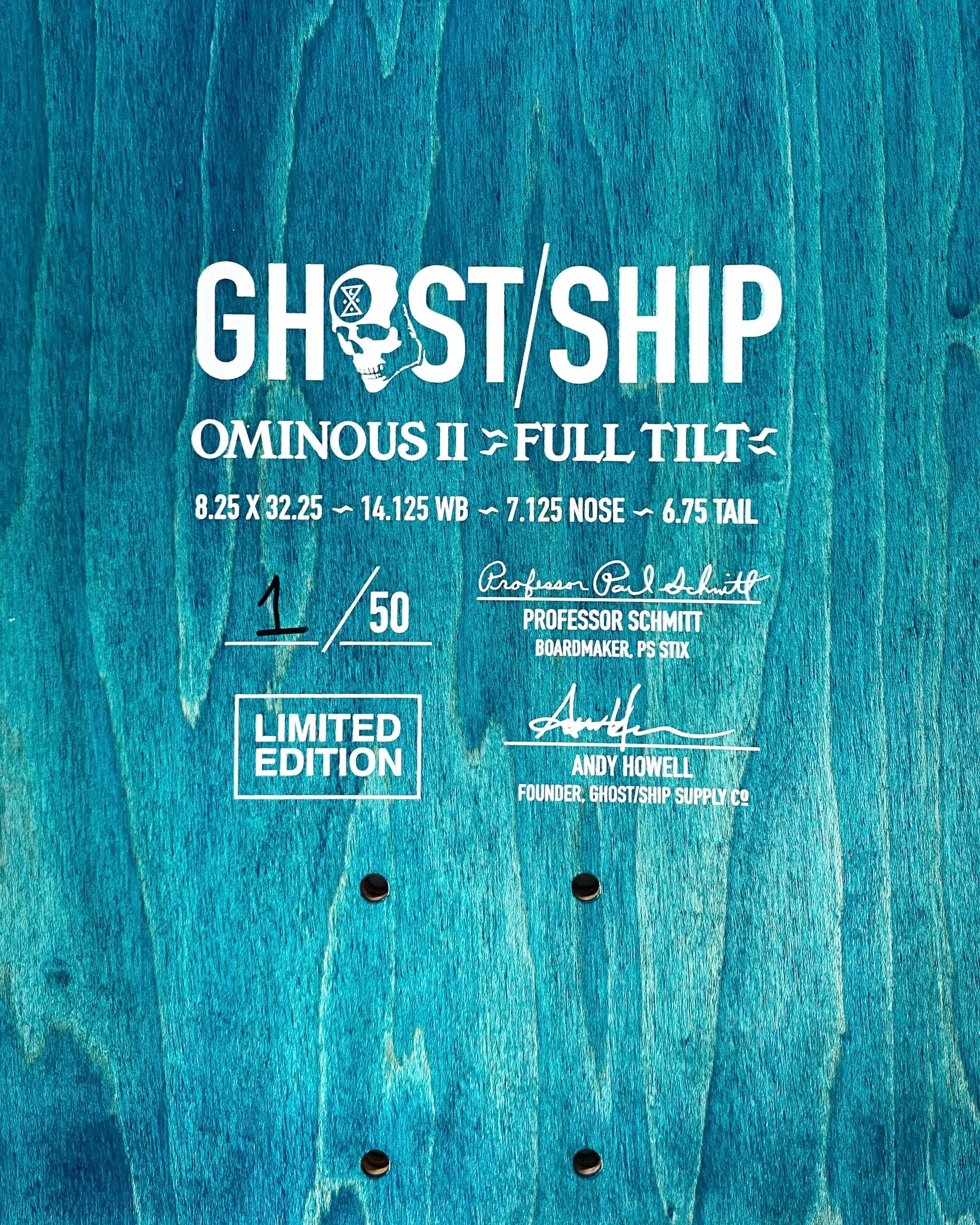 Ominous Two Skate Deck - GHOSTSHIP.Supply