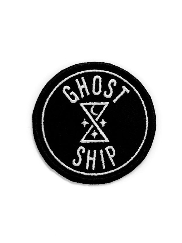 Postal Logo Embroidered Circle Patch - GHOSTSHIP.Supply
