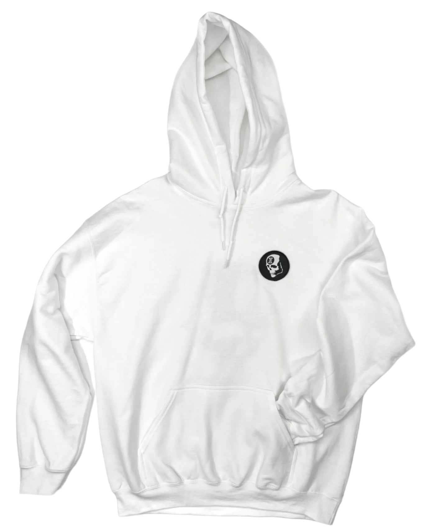 White Ominous Skull Hoodie - GHOSTSHIP.Supply