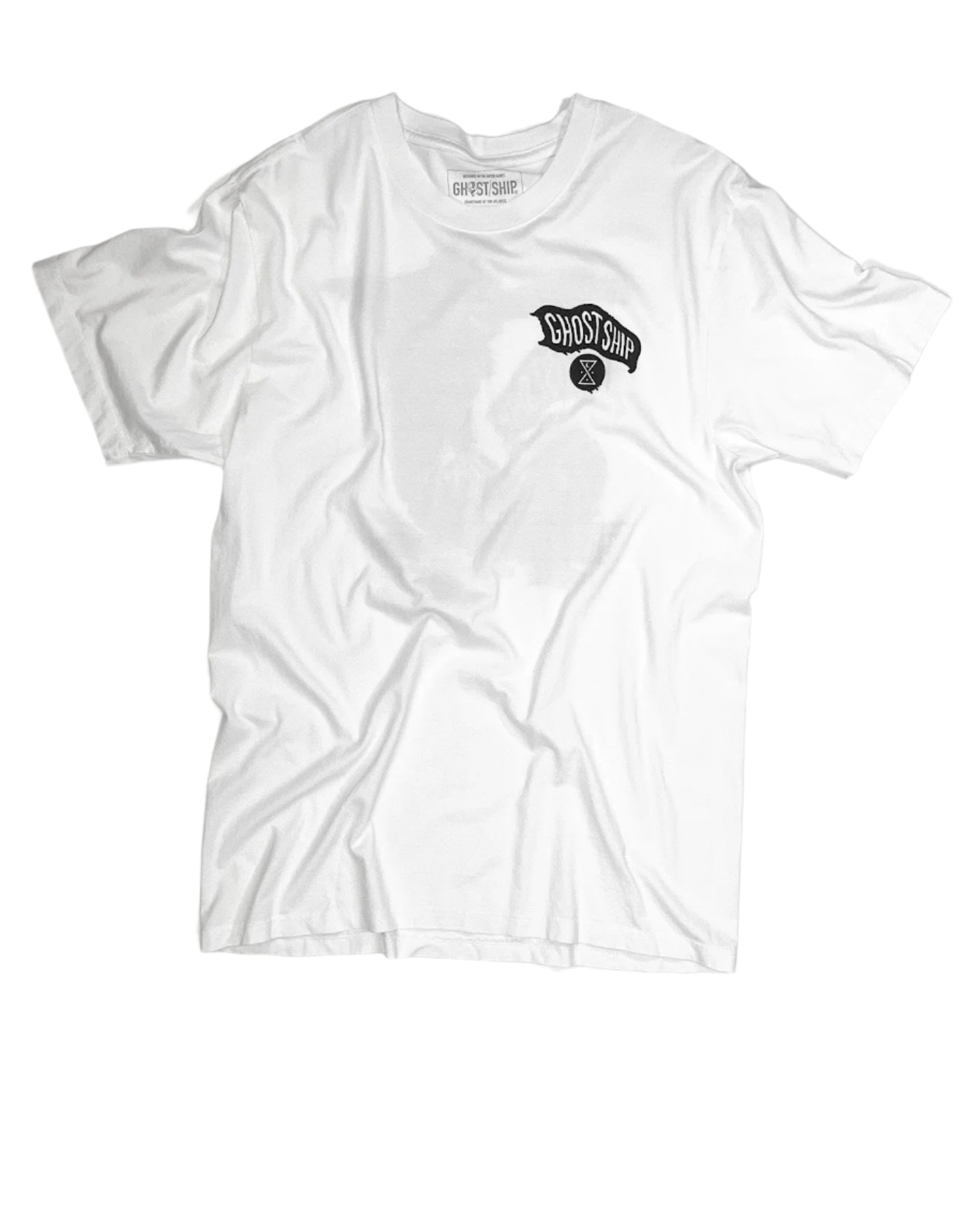 Wreckin Ship White Tee - GHOSTSHIP.Supply