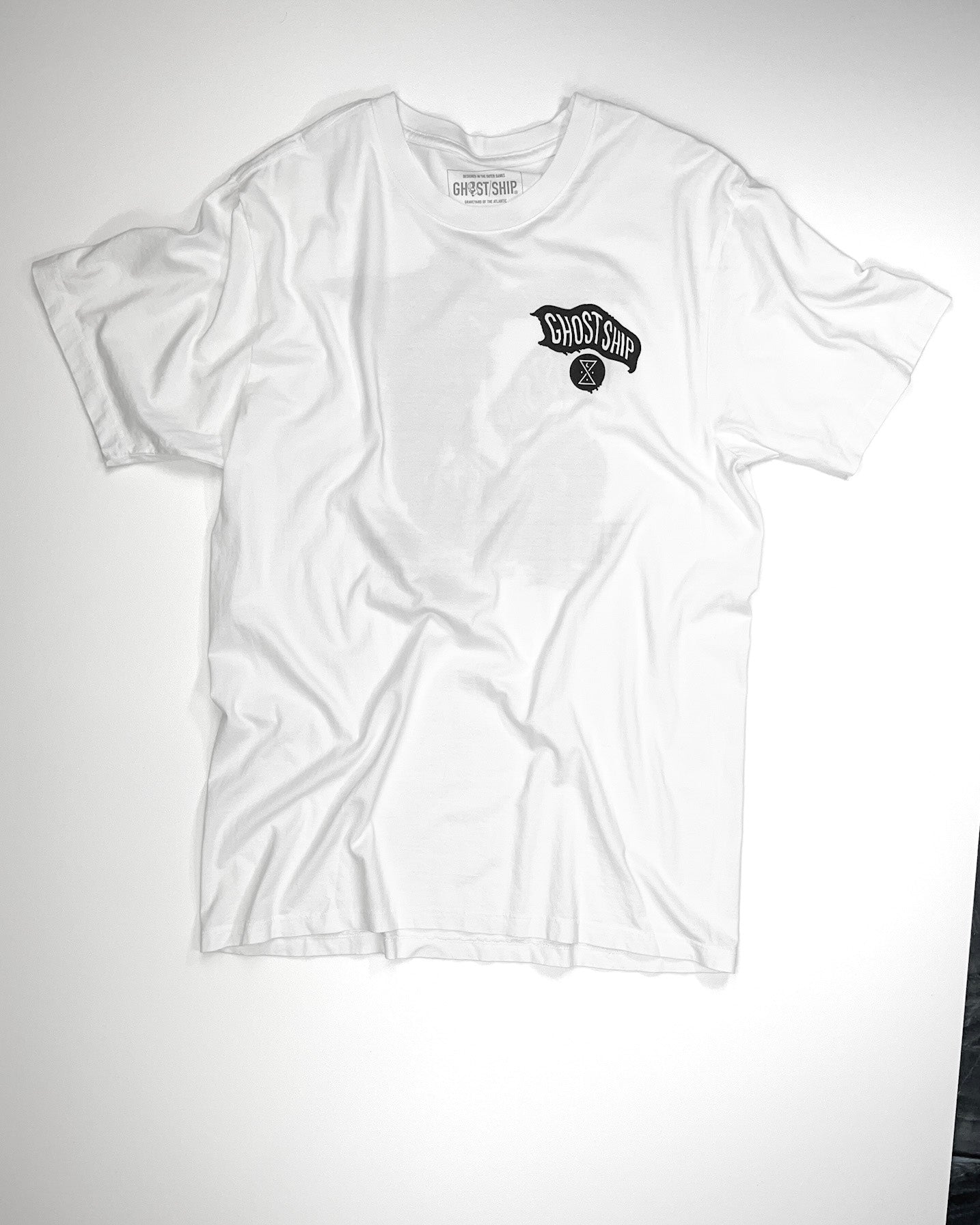 Wreckin Ship White Tee - GHOSTSHIP.Supply